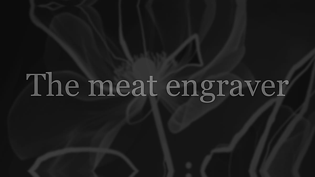 Sort blackwork x-ray motiv tatovering — signaturstil af Jonas Ohms (The Meat Engraver)